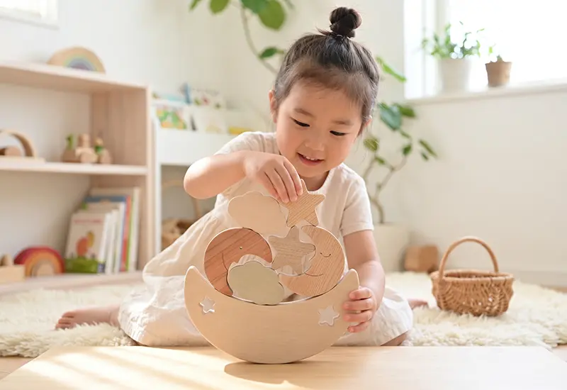 ゆらゆら積み木 お月さまのおさんぽ