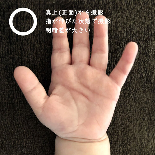ましかくの赤ちゃん手形プレート