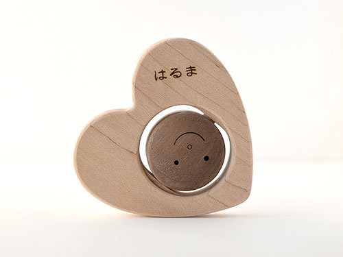 木製ラトル coccolo(コッコロ)/名入れ
