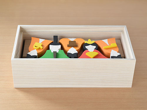 お雛様BOX／木箱