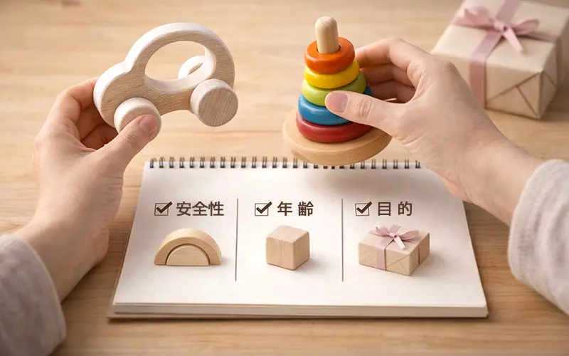木のおもちゃの選び方：失敗しない3つのポイント